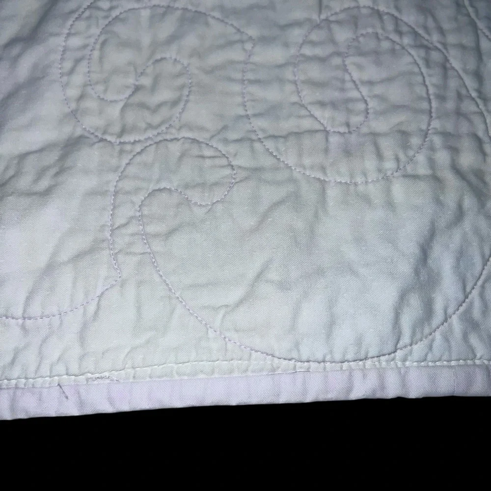 Handmade Quilts for Kids Nursery Baby Quilt Pink & White Patchwork Checkerboard